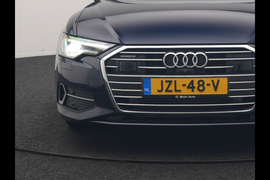 Audi A6 Avant 50 TFSI e Quattro S Line PHEV 300pk Dealer O.H. | Trekhaak Af Fabriek | Adaptive Cruise | Head Up | 360 Camera | Alcantara Sportstoelen Verwarmd | Stuur Verwarmd | Apple Carplay | Navigatie | Virtual | DAB | Plug In Hybrid