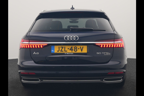 Audi A6 Avant 50 TFSI e Quattro S Line PHEV 300pk Dealer O.H. | Trekhaak Af Fabriek | Adaptive Cruise | Head Up | 360 Camera | Alcantara Sportstoelen Verwarmd | Stuur Verwarmd | Apple Carplay | Navigatie | Virtual | DAB | Plug In Hybrid