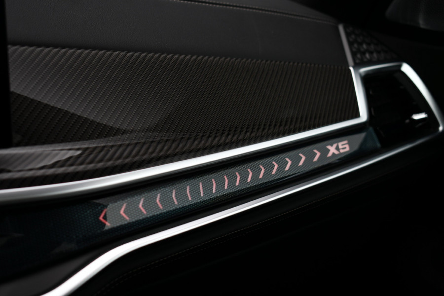 BMW X5 xDrive50e M-Sport Pro M-zetels Pano Trekh ACC 360 HUD H/K Carbon Alc-hemel