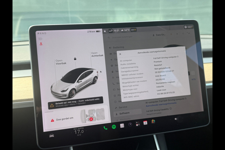 Tesla Model 3 Performance AWD 75 kWh FULL FSD 88% SOH