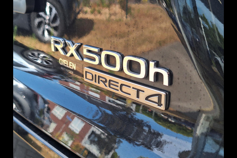 Lexus RX 500h Turbo 371pk AWD F Sport Line | Panoramadak, 21 inch, 360 Camera, Head up display, Memory, Stoelventilatie