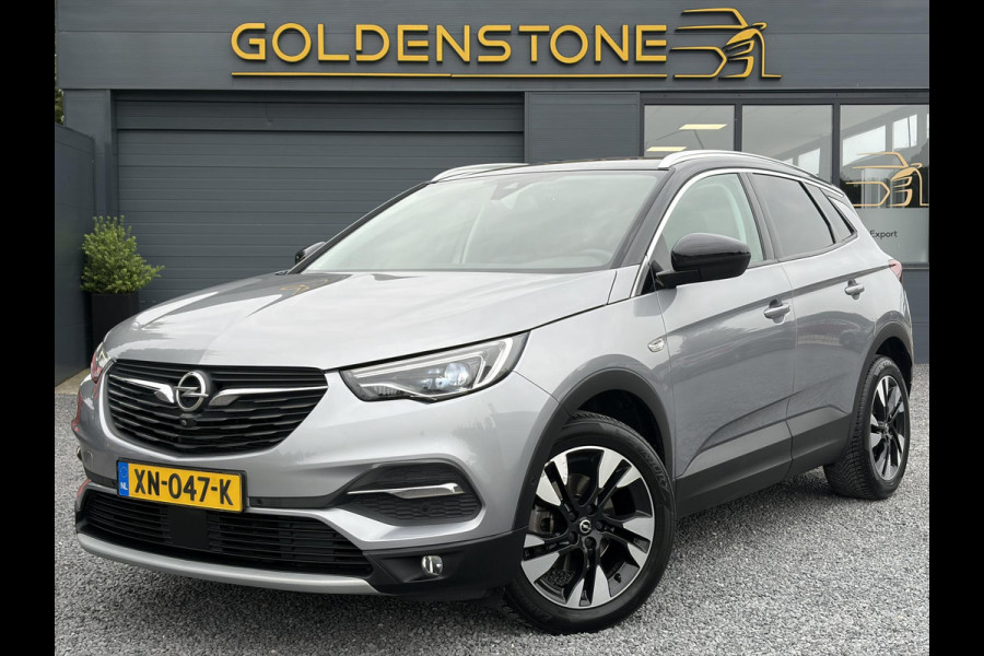 Opel Grandland X 1.2 Turbo Ultimate D-riem vv in 12-2024,1e Eigenaar,360° Camera,Trekhaak,131pk,6 Bak,Navi,Halfleder,Dodehoek,Rijstrooksensor,Keyless,Stoelverw,N.A.P,Apk tot 02-2027