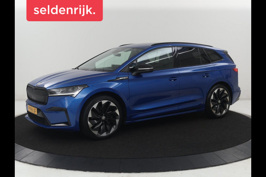 Škoda Enyaq iV 80 Sportline | SOH 93,2% | Leder/alcantara | Stuur/stoelverwarming | Carplay | Sfeerverlichting |  Adaptive cruise | Dodehoek detectie | Camera | Park assist