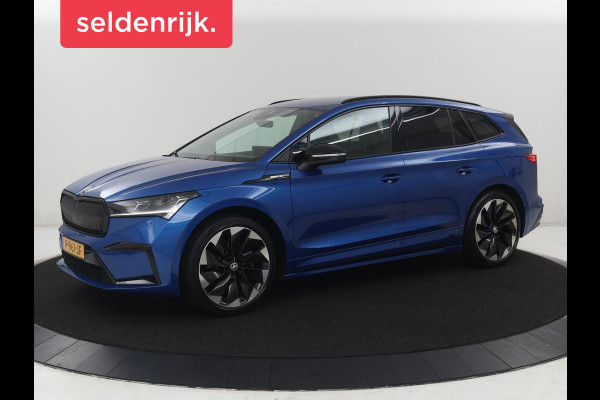 Škoda Enyaq iV 80 Sportline | SOH 93,2% | Leder/alcantara | Stuur/stoelverwarming | Carplay | Sfeerverlichting |  Adaptive cruise | Dodehoek detectie | Camera | Park assist