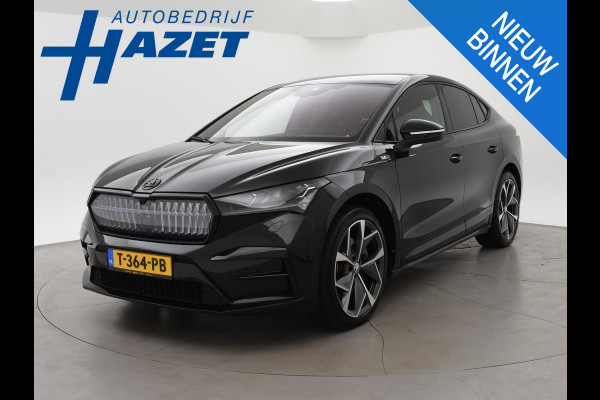 Škoda ENYAQ Coupé iV 80 RS 300 PK RS 4WD SOH 91% + CRYSTAL LIGHT | ELEK. TREKHAAK | STOELVERW. V+A | 21 INCH | MASSAGE | HEAD-UP