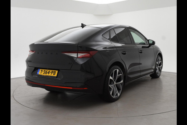 Škoda ENYAQ Coupé iV 80 RS 300 PK RS 4WD SOH 91% + CRYSTAL LIGHT | ELEK. TREKHAAK | STOELVERW. V+A | 21 INCH | MASSAGE | HEAD-UP