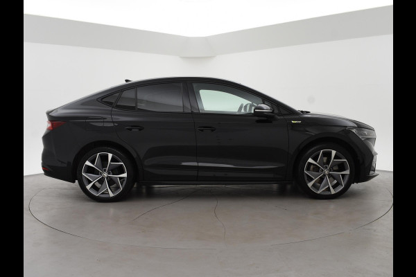 Škoda ENYAQ Coupé iV 80 RS 300 PK RS 4WD SOH 91% + CRYSTAL LIGHT | ELEK. TREKHAAK | STOELVERW. V+A | 21 INCH | MASSAGE | HEAD-UP