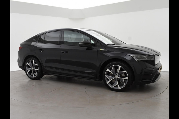 Škoda ENYAQ Coupé iV 80 RS 300 PK RS 4WD SOH 91% + CRYSTAL LIGHT | ELEK. TREKHAAK | STOELVERW. V+A | 21 INCH | MASSAGE | HEAD-UP