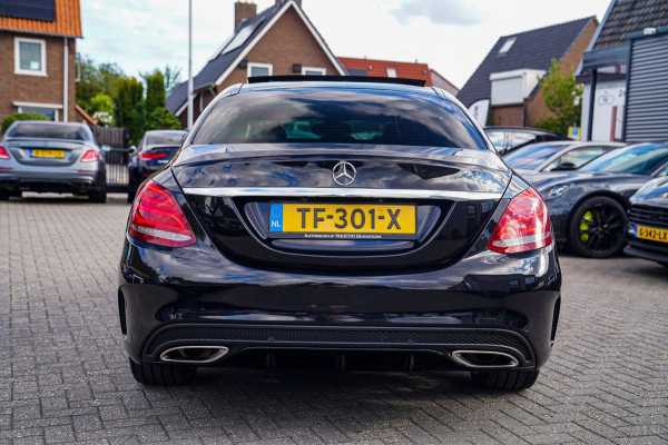 Mercedes-Benz C-Klasse 180 Sport Edition Premium Plus | Dubbele Panorama | AMG Pakket | Stoelverwarming | Xenon / LED | Sfeerverli