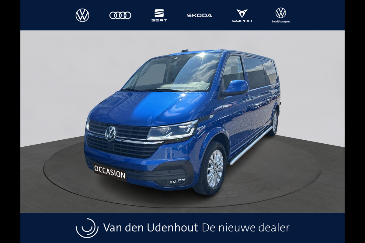Volkswagen Transporter L2H1 Dubbel Cabine 2.0 TDI 150pk DSG Highline / Automaat Led Camera Stoelverwarming Navigatie Trekhaak Alcantara/
