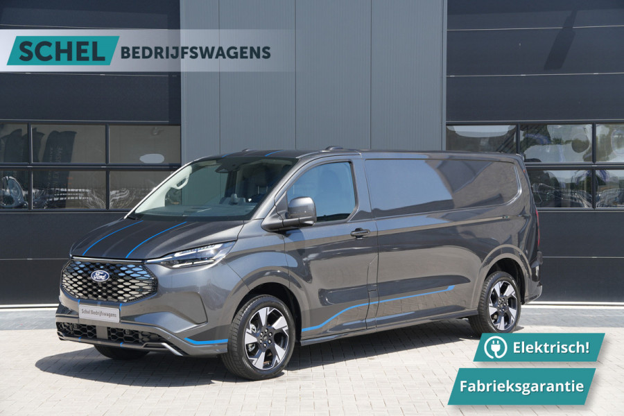 Ford E-Transit Custom 340 L2H1 Sport 71 kWh 218pk - ACC - DDS LED - Pro Power - Verwarmd stuurwiel - Navi - 360 Camera - Rijklaar