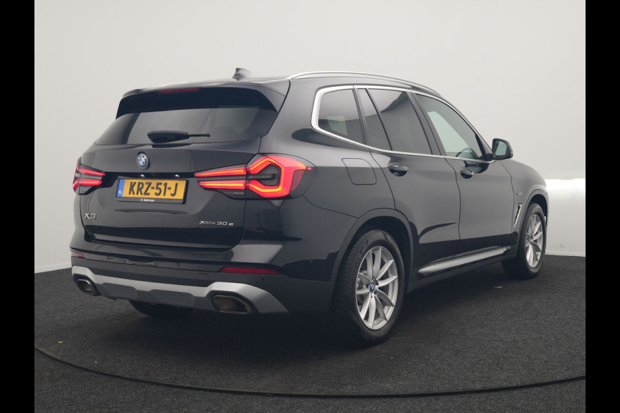 BMW X3 xDrive30e PHEV 293pk Dealer O.H | Trekhaak Af Fabriek | Panodak | 360 Camera | Lederen Sportstoelen Verwarmd | Cruise Control | Apple Carplay | Virtual | Navigatie | DAB | 18"L.M | Plug In Hybrid |
