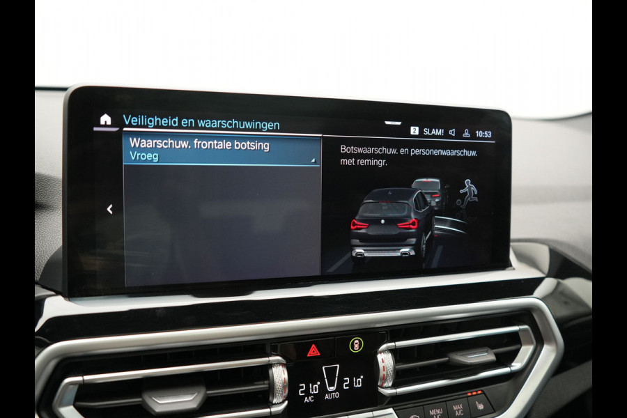 BMW X3 xDrive30e PHEV 293pk Dealer O.H | Trekhaak Af Fabriek | Panodak | 360 Camera | Lederen Sportstoelen Verwarmd | Cruise Control | Apple Carplay | Virtual | Navigatie | DAB | 18"L.M | Plug In Hybrid |