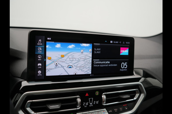 BMW X3 xDrive30e PHEV 293pk Dealer O.H | Trekhaak Af Fabriek | Panodak | 360 Camera | Lederen Sportstoelen Verwarmd | Cruise Control | Apple Carplay | Virtual | Navigatie | DAB | 18"L.M | Plug In Hybrid |