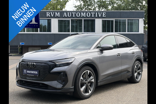 Audi Q4 Sportback e-tron 45 S Edition 82 kWh SOH 96% | S-Exterieur | ADAPT. CRUISE CONTROL | STOELVERWARMING | ELEK. ACHTERKLEP | ACHTERUIRIJCAMERA | RIJKLAAR + 12 MND BOVAG GARANTIE | RESTERENDE ACCU GARANTIE TOT EN MET 2032 OF 160k KM |