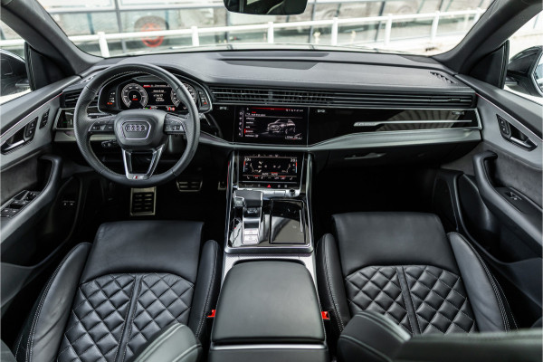 Audi Q8 60 TFSI e S-Line Competition | Panorama | B&O | Matrix Laser LED | 360 Camera | RS Zetels | Elek trekhaak | ACC | Stoelverwarming V+A | Keyless | MY2026 | Fabrieksgarantie