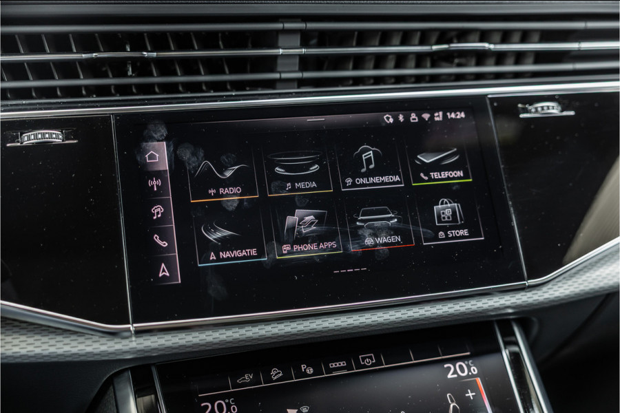 Audi Q8 60 TFSI e S-Line Competition | Panorama | B&O | Matrix Laser LED | 360 Camera | RS Zetels | Elek trekhaak | ACC | Stoelverwarming V+A | Keyless | MY2026 | Fabrieksgarantie