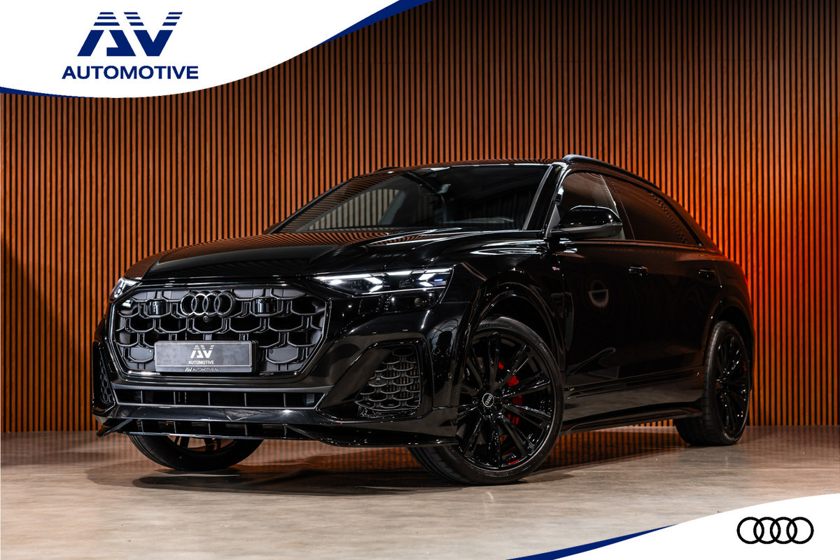 Audi Q8 60 TFSI e S-Line Competition | Panorama | B&O | Matrix Laser LED | 360 Camera | RS Zetels | Elek trekhaak | ACC | Stoelverwarming V+A | Keyless | MY2026 | Fabrieksgarantie