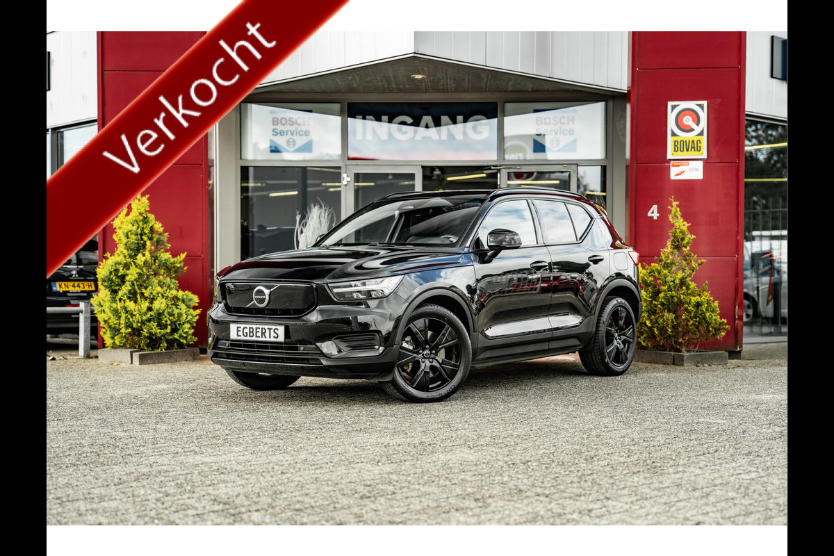 Volvo XC40 Recharge Plus | 70 KWH | SOH 93% | ALL BLACK | 19' zwart | AppleCarPlay | 1500kg trekgewicht