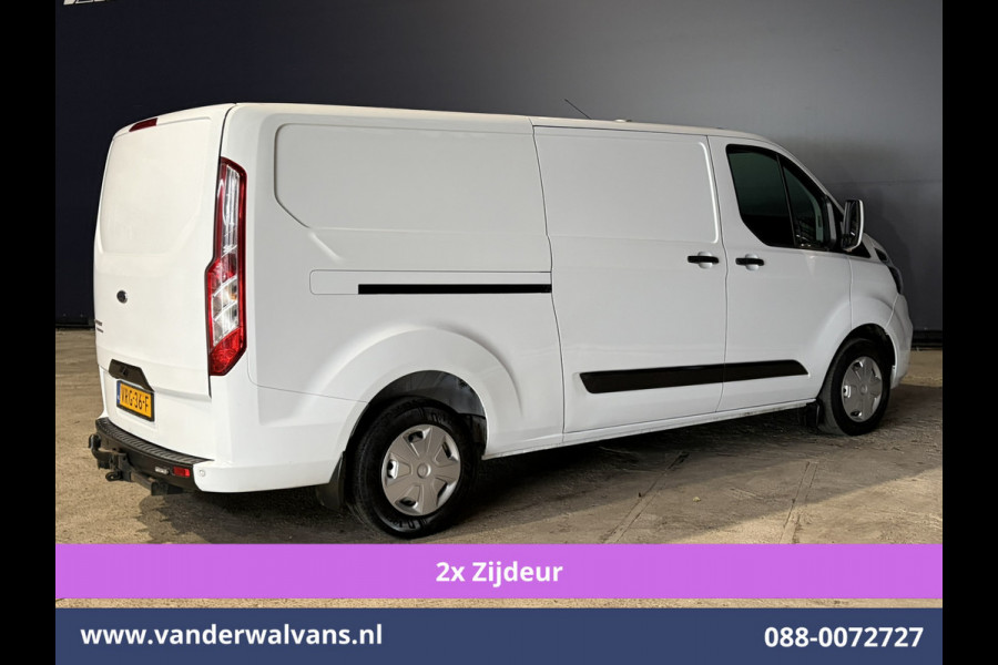 Ford Transit Custom 2.0 TDCI 130pk L2H1 Euro6 Airco | 2x zijdeur | Camera | Navigatie | LED | Cruisecontrol | 2800kg Trekhaak Android Auto, Parkeersensoren, Verwarmde voorruit, Bijrijdersbank, Achterklep