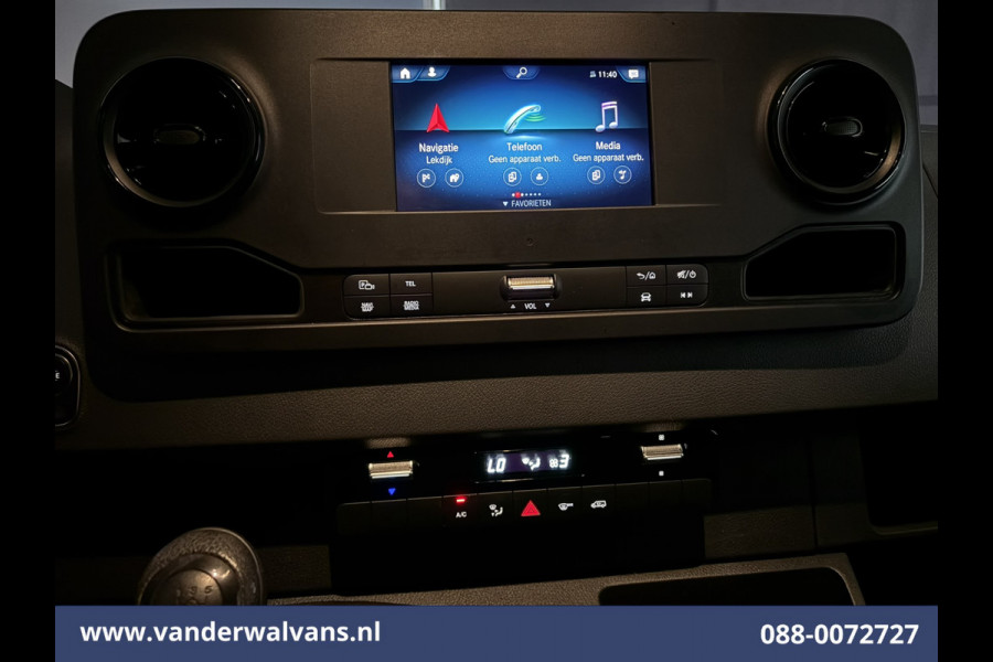 Mercedes-Benz Sprinter 317 CDI 170pk L3H2 Euro6 Airco | 360 graden Camera | Navigatie | Apple Carplay | Cruisecontrol Android Auto, Stoelverwarming, Chauffeursstoel, Parkeersensoren, Bijrijdersbank