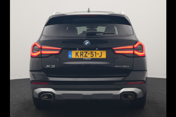 BMW X3 xDrive30e PHEV 293pk Dealer O.H | Trekhaak Af Fabriek | Panodak | 360 Camera | Lederen Sportstoelen Verwarmd | Cruise Control | Apple Carplay | Virtual | Navigatie | DAB | 18"L.M | Plug In Hybrid |