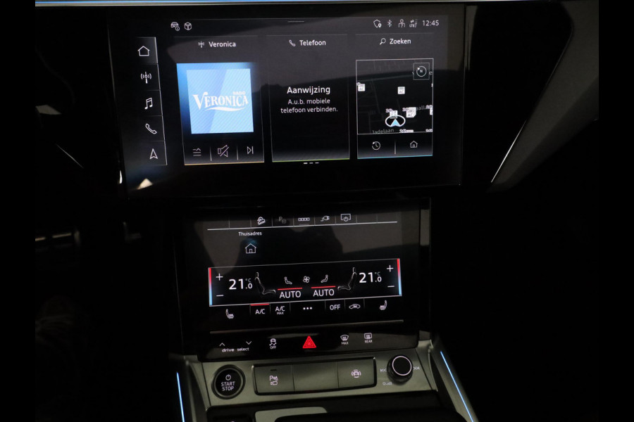 Audi Q8 Sportback e-tron 50 quattro S Edition 95 kWh 340pk | Panoramadak | Lederen bekleding | Luchtvering |  Elektrisch verstelbare voorstoelen met geheugen |