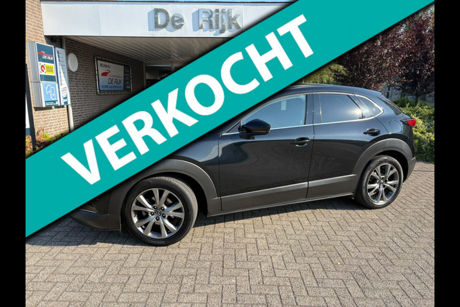 Mazda CX-30 2.0 e-SkyActiv-X M Hybrid Luxury | 1e Eigenaar | Leder, Navi, Camera, Trekhaak, El. Achterklep | Dealeronderhouden