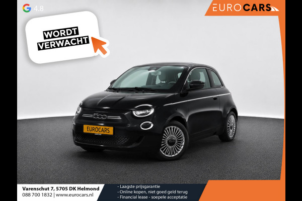 Fiat 500E Icon 42 kWh Navigatie Apple CarPlay Android Auto Camera Parkeerhulp Adaptive Cruise Control Stoelverwarming Climate Control Lichtmetalen velgen