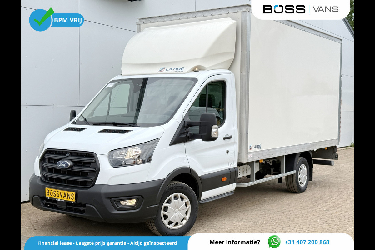 Ford Transit 2.0 TDCI 130PK Laadklep Airco Bakwagen Cruise Control Lane Assist Koffer Meubelbak