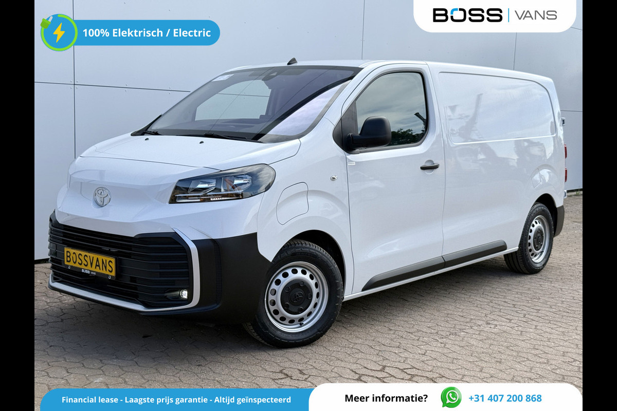 Toyota ProAce Electric 75kWh L1 348km WLTP EV 100KW Snelladen Climate Control Cruise Control Camera Parkeersensoren