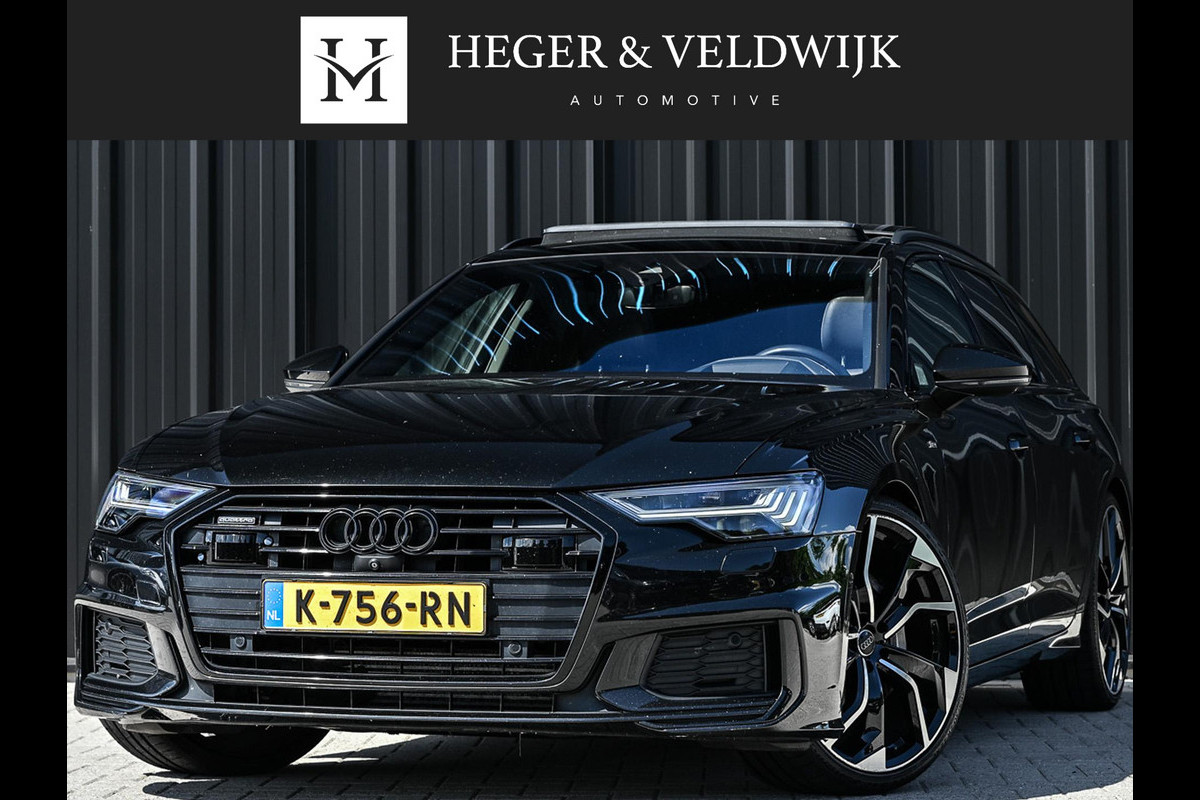 Audi A6 Avant 50 TDI quattro Design Pro Line Plus | Panoramadak | Night Vision | B&O | HUD | 360 Camera | Achterasbesturing | ACC | Memory Seats | Soft Close | Luchtvering | Trekhaak | Ambiance Interieur |