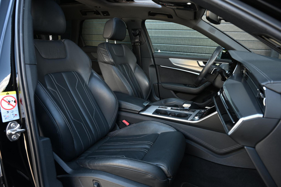 Audi A6 Avant 50 TDI quattro Design Pro Line Plus | Panoramadak | Night Vision | B&O | HUD | 360 Camera | Achterasbesturing | ACC | Memory Seats | Soft Close | Luchtvering | Trekhaak | Ambiance Interieur |