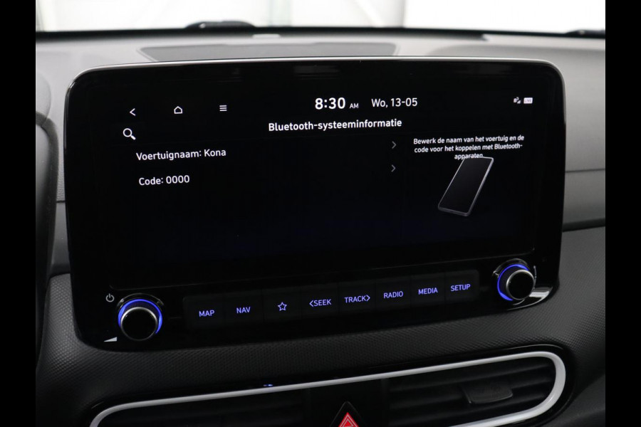 Hyundai Kona 1.6 GDI HEV Premium | Stoelventilatie | Leder 1e eigenaar | Adaptive cruise | Head-Up | Trekhaak | Achterbankverwarming | Carplay | Navigatie | Keyless | Krell Audio | Side Assist | Stoelverwarming