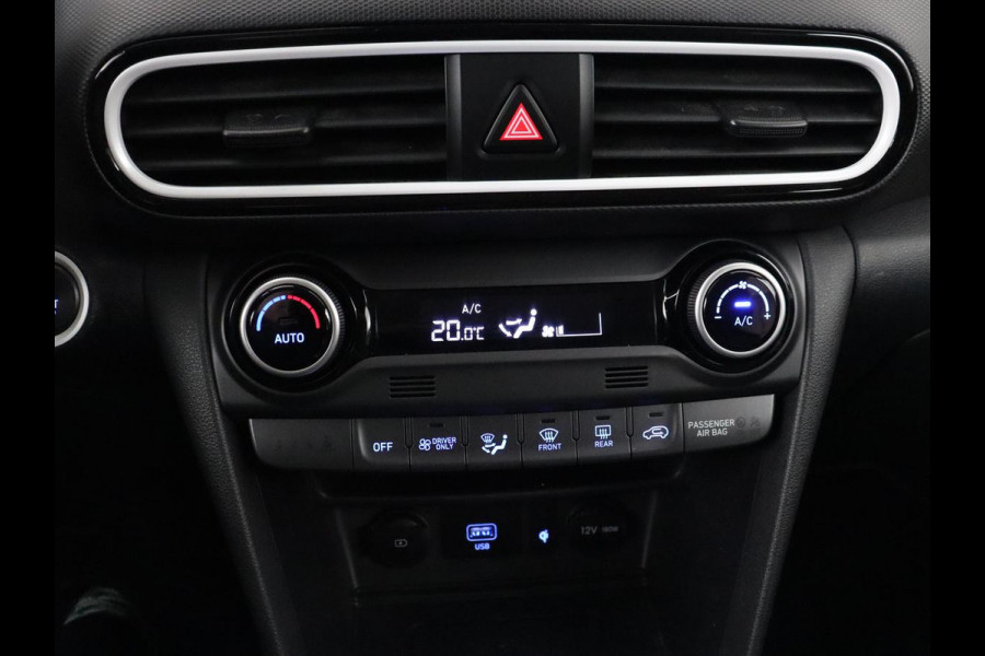 Hyundai Kona 1.6 GDI HEV Premium | Stoelventilatie | Leder 1e eigenaar | Adaptive cruise | Head-Up | Trekhaak | Achterbankverwarming | Carplay | Navigatie | Keyless | Krell Audio | Side Assist | Stoelverwarming