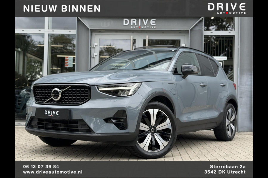 Volvo XC40 1.5 T4 Plug-in hybrid Ultimate Dark |Pano|H/K|360Cam|Memory|PilotAssit|Trekhaak|BLIS|ThunderGrey