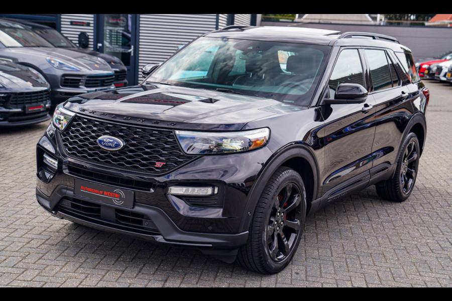Ford Explorer 3.0 V6 ST 400PK | 7 pers | Panorama | Adaptieve cruise | 360 cam | luxe leder | Stoelkoeling | Lane Assist | DVD |