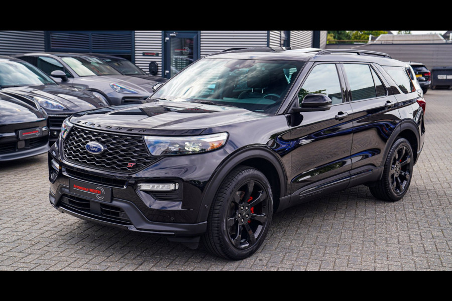 Ford Explorer 3.0 V6 ST 400PK | 7 pers | Panorama | Adaptieve cruise | 360 cam | luxe leder | Stoelkoeling | Lane Assist | DVD |