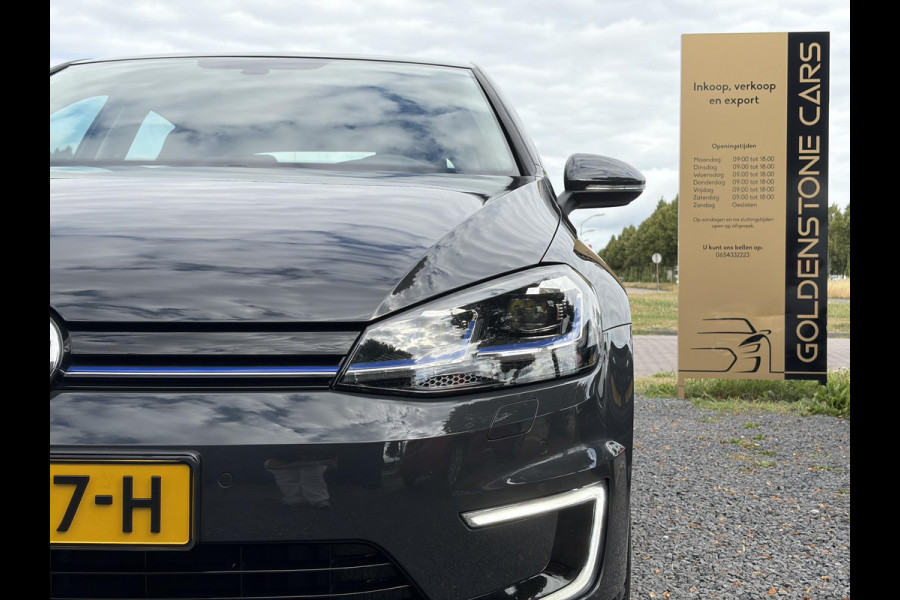Volkswagen e-Golf e-Golf SOH88%,Draadloze telefoonlader,Camera,Carplay,Navi,Recent beurt gehad,Keyless,Warmtepomp,2e Eigenaar,Stoelverwarming,Pdc V+A,N.A.P,Nieuwe Apk bij Aflevering