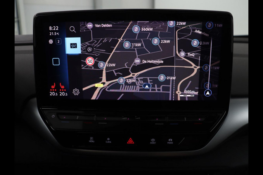 Volkswagen ID.4 First Max 77 kWh | SOH 91,9% | Panoramadak | Leder/alcantara | Memory | Stuur/stoel verwarming | Adaptive cruise | 360 camera | Dodehoek detectie | Carplay | Sfeerverlichting |