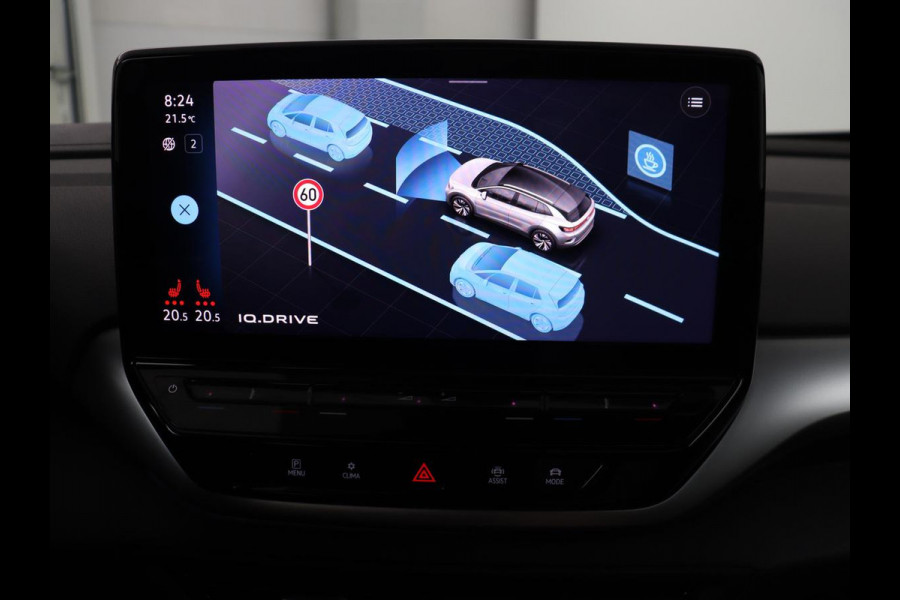 Volkswagen ID.4 First Max 77 kWh | SOH 91,9% | Panoramadak | Leder/alcantara | Memory | Stuur/stoel verwarming | Adaptive cruise | 360 camera | Dodehoek detectie | Carplay | Sfeerverlichting |
