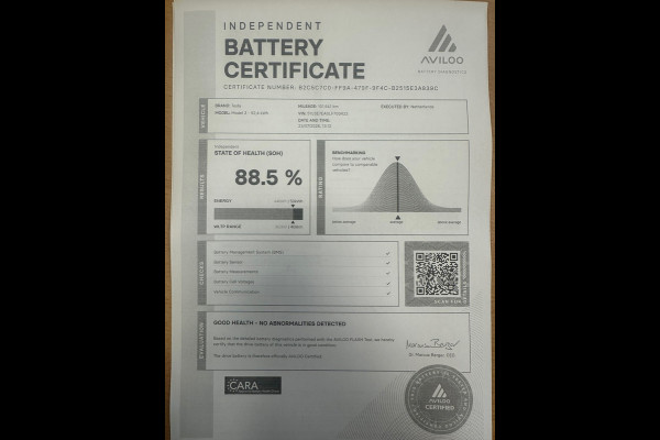 Tesla Model 3 Standard RWD Plus 60 kWh SOH 88.5%