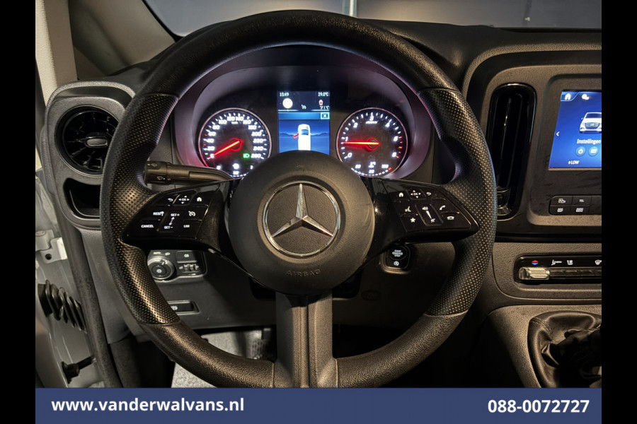 Mercedes-Benz Vito 116 CDI 164pk 2025 Model L2H1 Euro6 Airco | Navigatie | Camera | Adaptieve Cruisecontrol Stoelverwarming, Parkeersensoren, Bijrijdersbank
