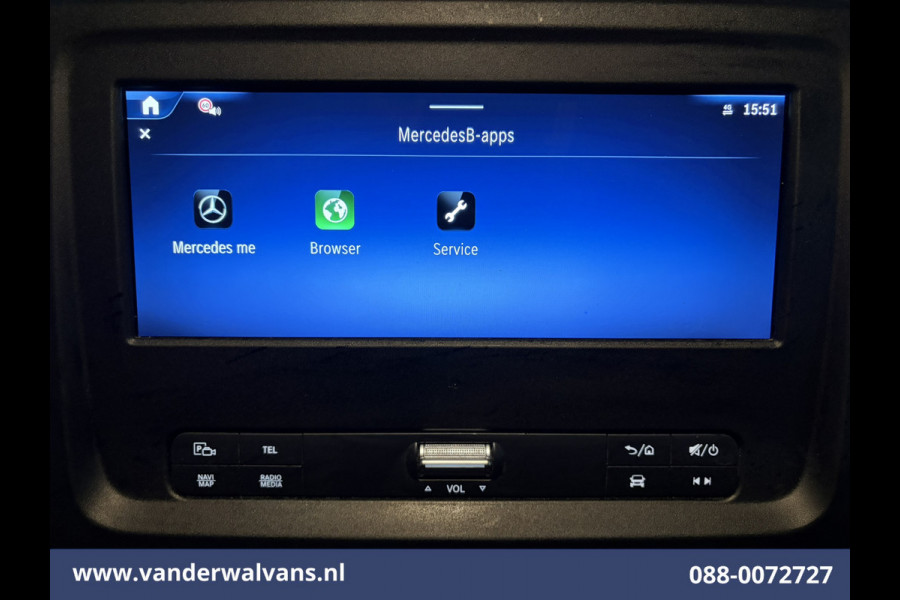 Mercedes-Benz Vito 116 CDI 164pk 2025 Model L2H1 Euro6 Airco | Navigatie | Camera | Adaptieve Cruisecontrol Stoelverwarming, Parkeersensoren, Bijrijdersbank