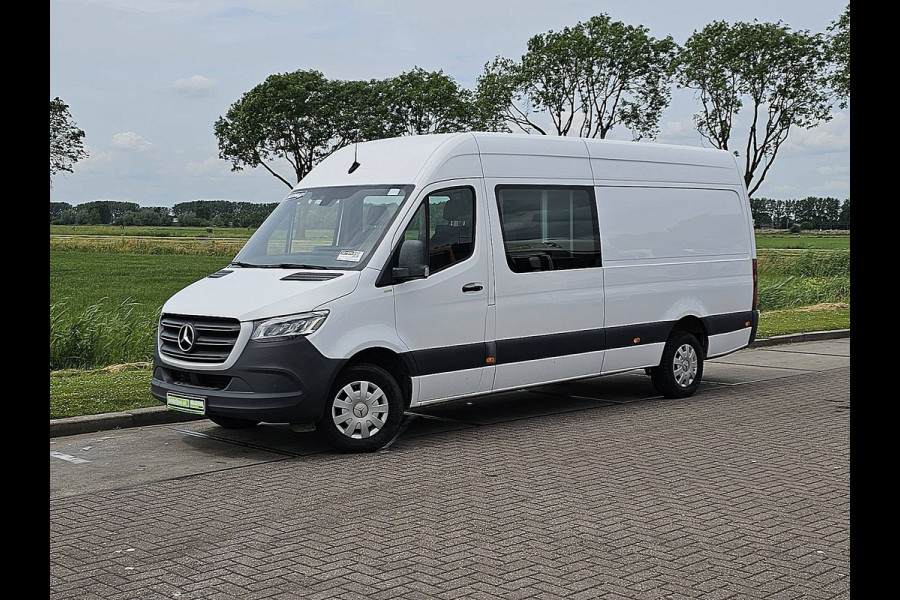 Mercedes-Benz Sprinter 317 L3H2, dubbele cabine,automaat, airco, LED, mbux, navi, camera, trekhaak