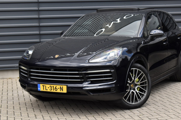 Porsche Cayenne 3.0 E-Hybrid 462pk Sport Chrono | Pano | Trekhaak | 360 Camera | Bose | Stuurverwarming | Luchtvering | Orig. NL |