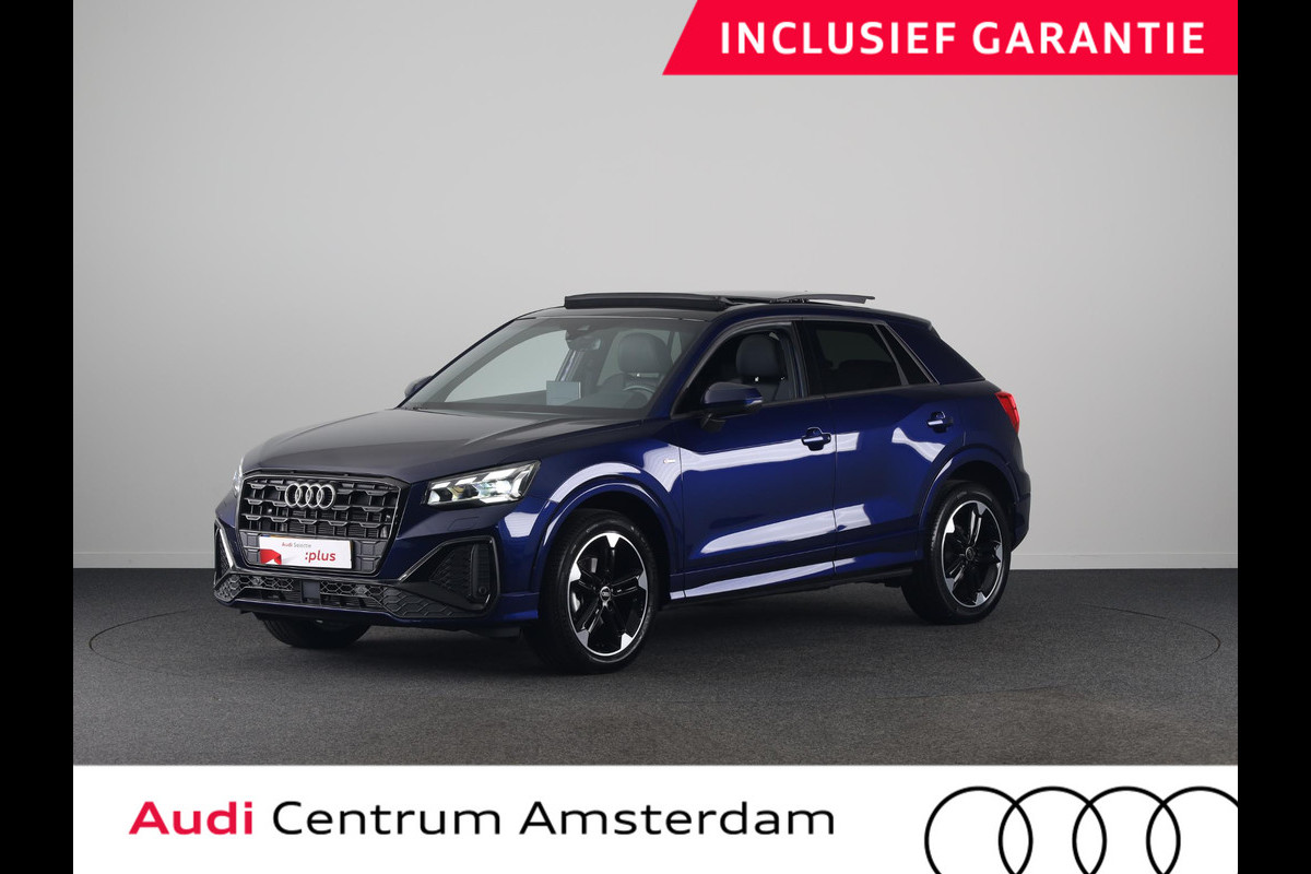Audi Q2 35 TFSI S Edition 150pk | Panoramadak | Camera | Stoelverwarming | Elek. klep | Ambienteverlichting