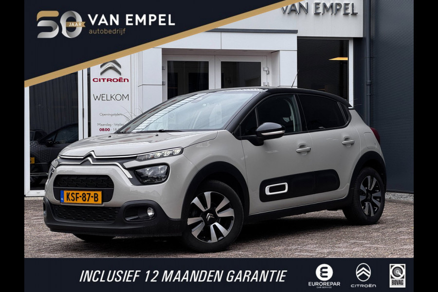 Citroën C3 1.2 PureTech Shine | Parkeersensoren | Navi by App | Stoelverwarming | Climate Control | Cruise Control
