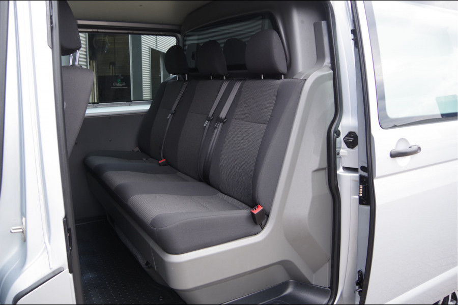 Volkswagen Transporter 2.0 TDI L2 DC-5P, 150PK AUT. LED, 2X SCHUIFDEUR, STOELVERWARMING, STANDKACHEL, AIRCO, DUBBELE CABINE, DUBBEL CABINE