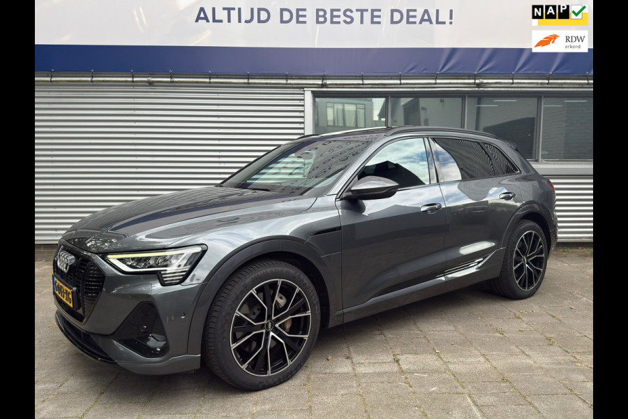 Audi e-tron E-tron 50 quattro Launch edition Black S-Line l 86% SOH l Pano l Camera l Trekhaak l